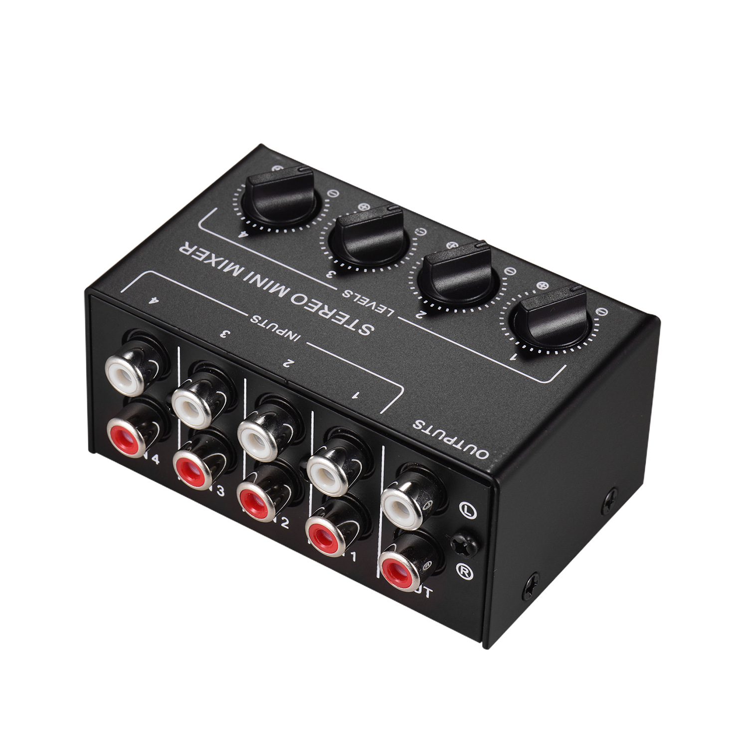 CX400 audio signal audio mixing stereo four-channel passive mixer multi-channel mixer