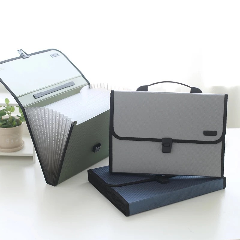 Deli 5556 organ package 13 A4 folder student examination paper business document package conference package