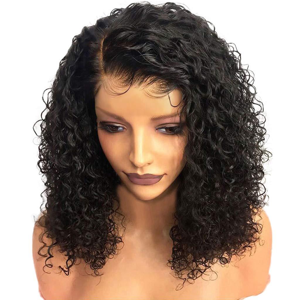 Factory wholesale African small roll wig European and American wig women's short curly hair high temperature silk chemical fiber headgear spot wholesale