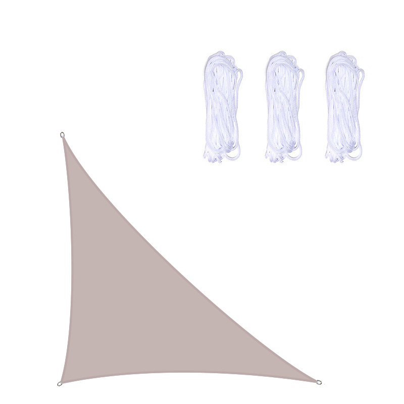 Right triangle sunshade sail 3*3*4.3 m garden outdoor canopy waterproof UV-proof sunshade