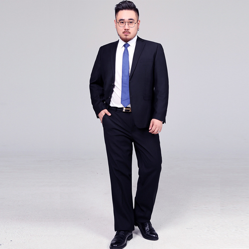 S-10XL Men's Suit Professional Business Dress Wedding Suit Two-piece Plus Size 187