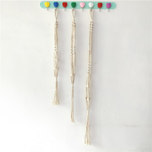 Professional design flower pot hanging net hemp rope hanging net hanging basket net bag hand-woven gardening Greening plant net bag