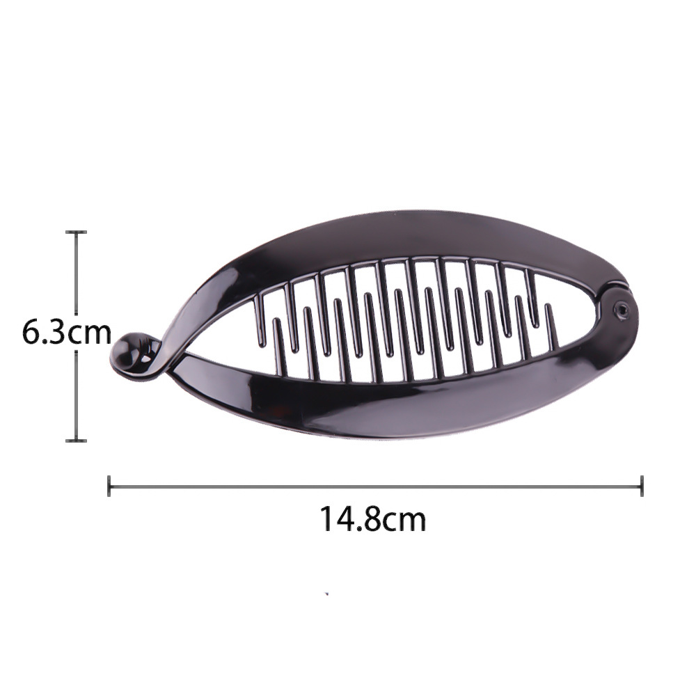 Factory direct large handmade DIY bottom clip painted fish clip hairpin ponytail clip lentil clip vertical clip banana clip