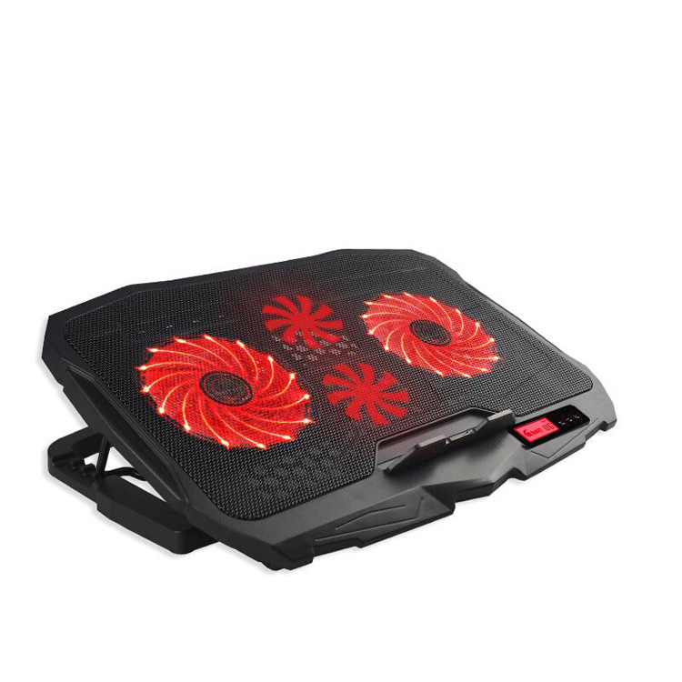 Notebook radiator 13 inch 14 inch 15.6 inch laptop cooler with speed regulating fan base bracket pad