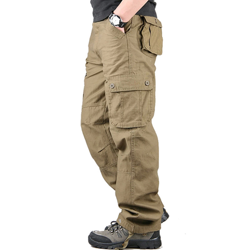 Foreign Trade Trousers Men's Multi-pocket Pants Trousers Autumn New Men's Casual Loose Men's Pants Workwear Trousers