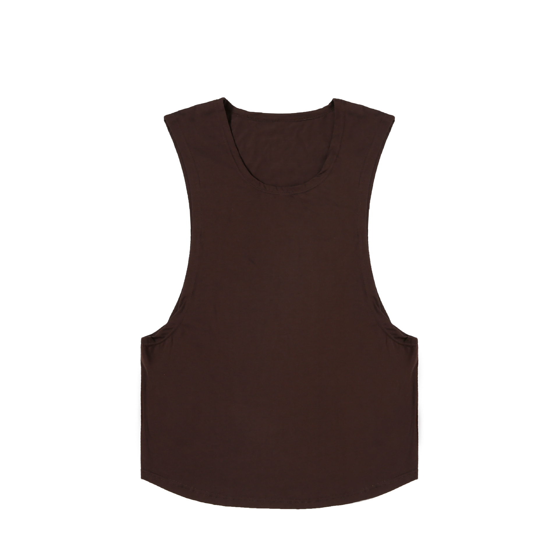 Men's Vest Solid Color Cotton Sexy Breathable Casual Large Cuff Men's Vest