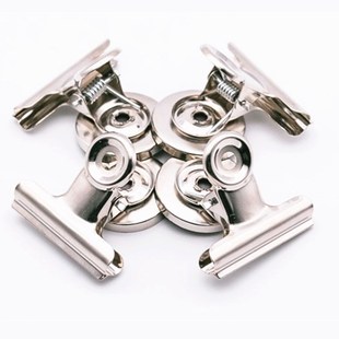 Round head magnetic clip 31mm round clip 38mm cylindrical magnetic clip 50mm office study ticket clip wholesale