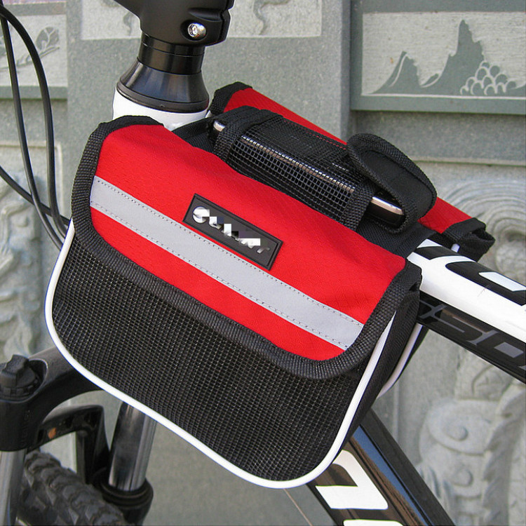 Factory mountain bike bicycle upper tube bag bicycle bag front beam bag mountain beam bag double side bag saddle bag