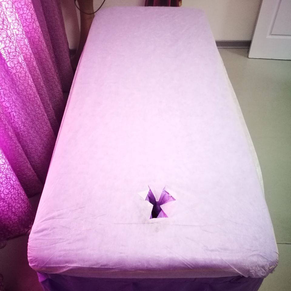 Thickened beauty bedspread bedspread bedspread stretcher cover disposable bed sheet 90 100*215 specification