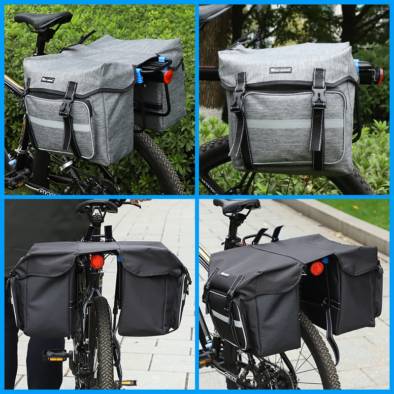 West Rider Bicycle Camel Bag Mountain Bike Rear Shelf Pack Large Capacity Sichuan-Tibet Riding Double Side Bag Rear Seat Bag
