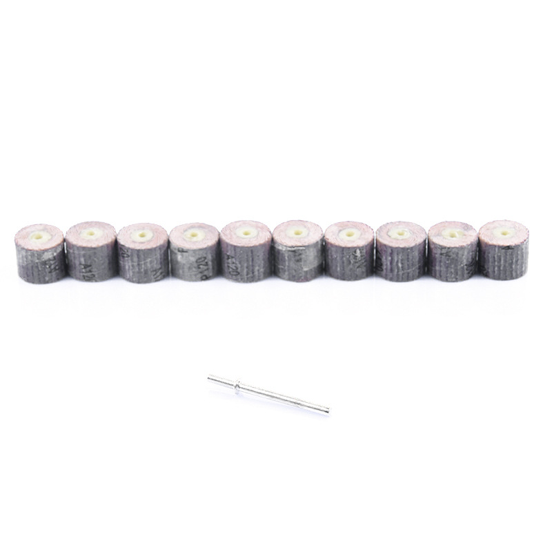 Live handle Louver grinding head sandpaper gauze grinding head polishing impeller impeller 10 A Rod woodworking grinding paper