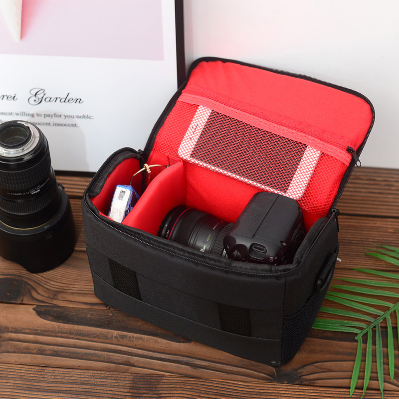 Factory wholesale multi-functional professional shoulder diagonal polyester SLR camera bag fishing light bag instrument packaging