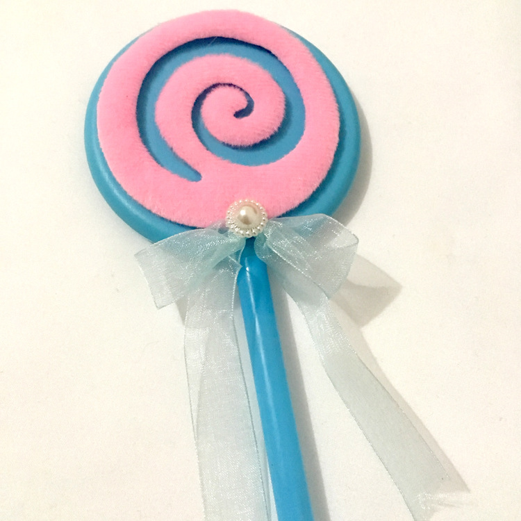 Luminous lollipop led candy flash stick luminous stick children's toy ground push small gift stall wholesale