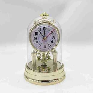 Simple European-style retro living room clock antique silent table clock F010