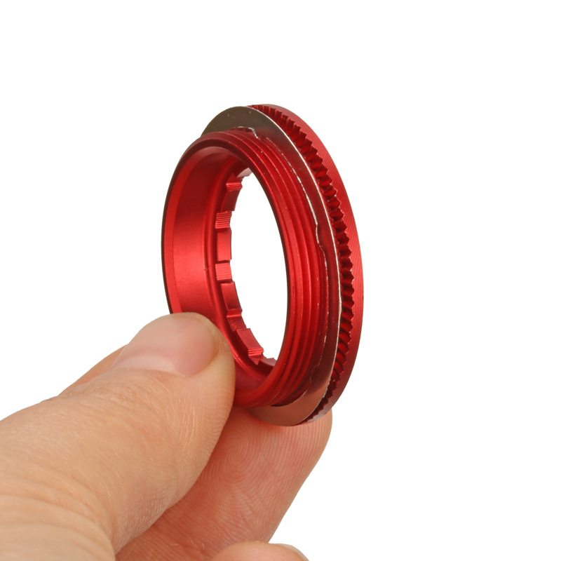 VIARON/cross-border aluminum alloy flywheel cover mountain bike road bike flywheel lock cover lock ring