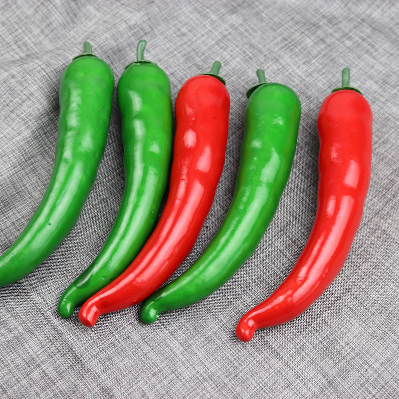 Simulation of chili pepper bell pepper pepper bell pepper vegetable model fake fruit toy props ornaments wholesale