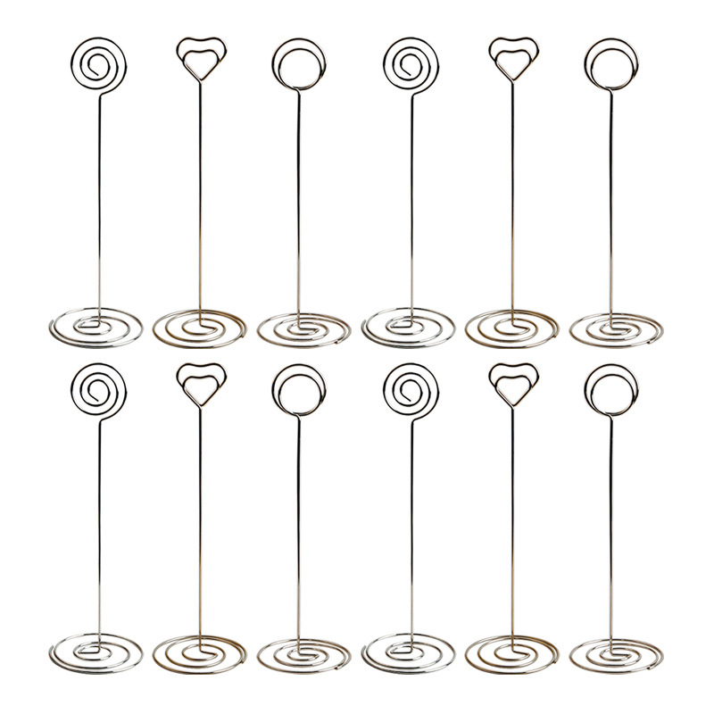 Cross-border selling three 22cm wedding seat clip love note clip menu table card clip