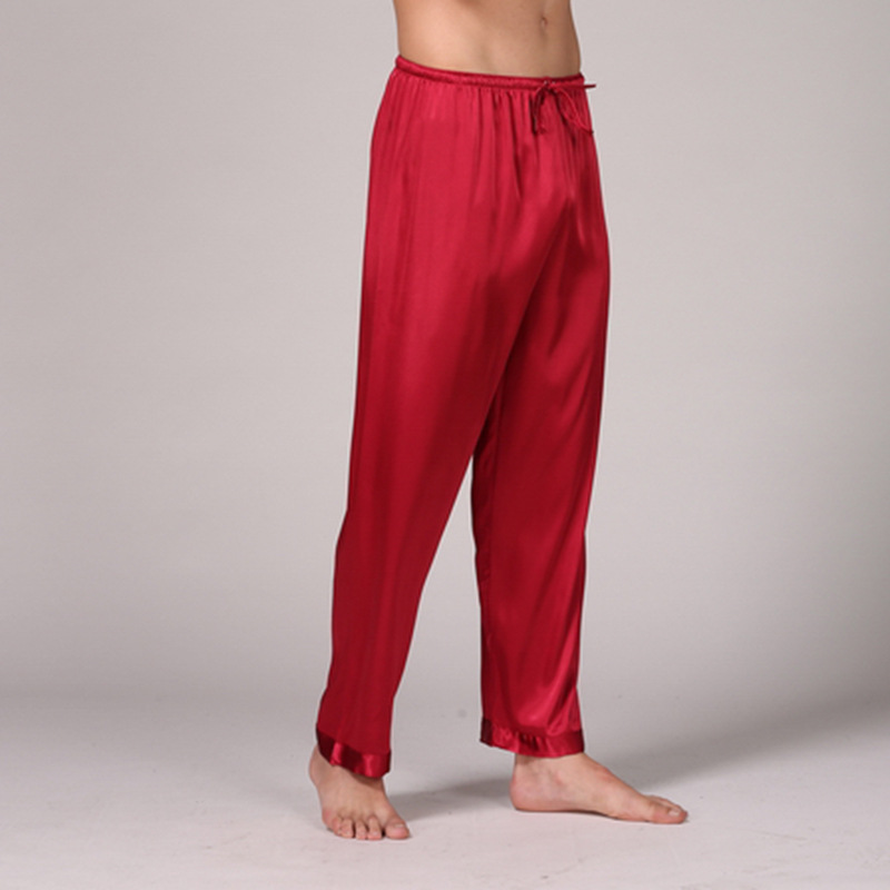 Spot summer new simple natural short sleeve pajamas pajamas men's seamless home clothing factory direct sales