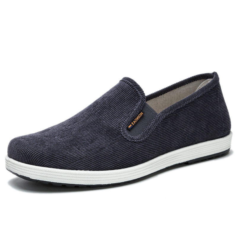 23 Spring New Comfortable Breathable Casual Shoes Walking Shoes Old Beijing Non-slip Soft Bottom Men's Cloth Shoes Student Shoes