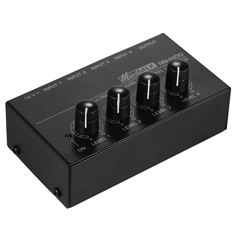 MX400 4 канала Mezclador микшер 4 канала микшер мини микшер