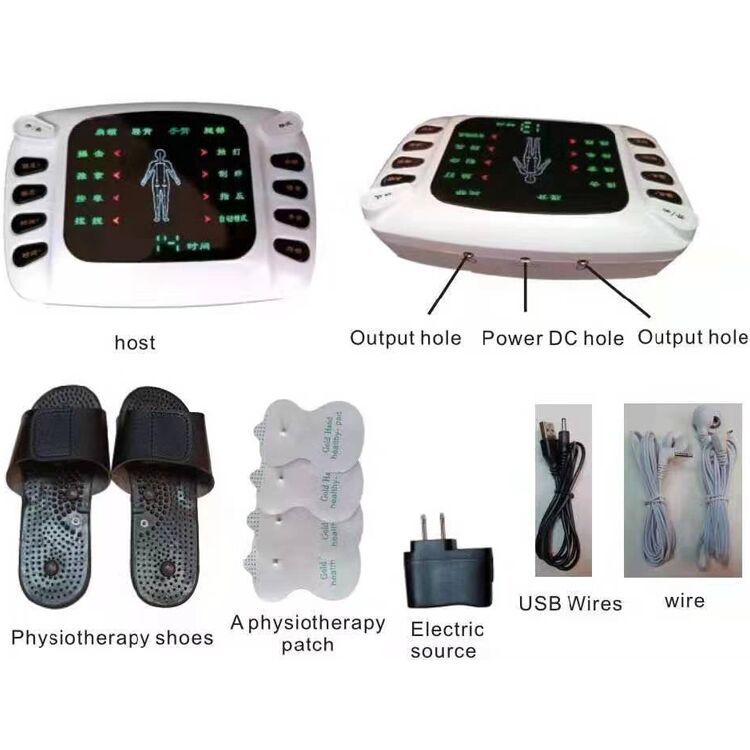Factory new wholesale weiruikang EMS medium frequency color screen digital meridian massage acupuncture massager