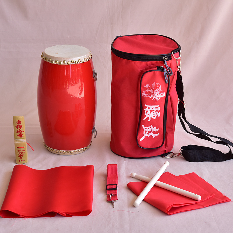 Factory 9 12 14 15cm cowhide waist drum children small waist drum adult Yangko Ansai kindergarten toy props