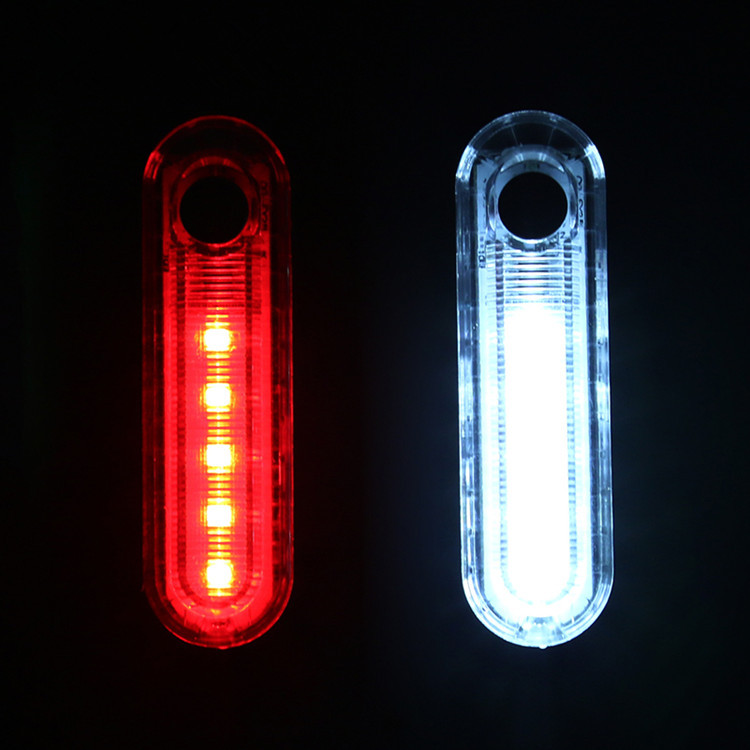 056 bicycle light mountain bike taillight USB rechargeable LED safety warning light night riding decoration single light