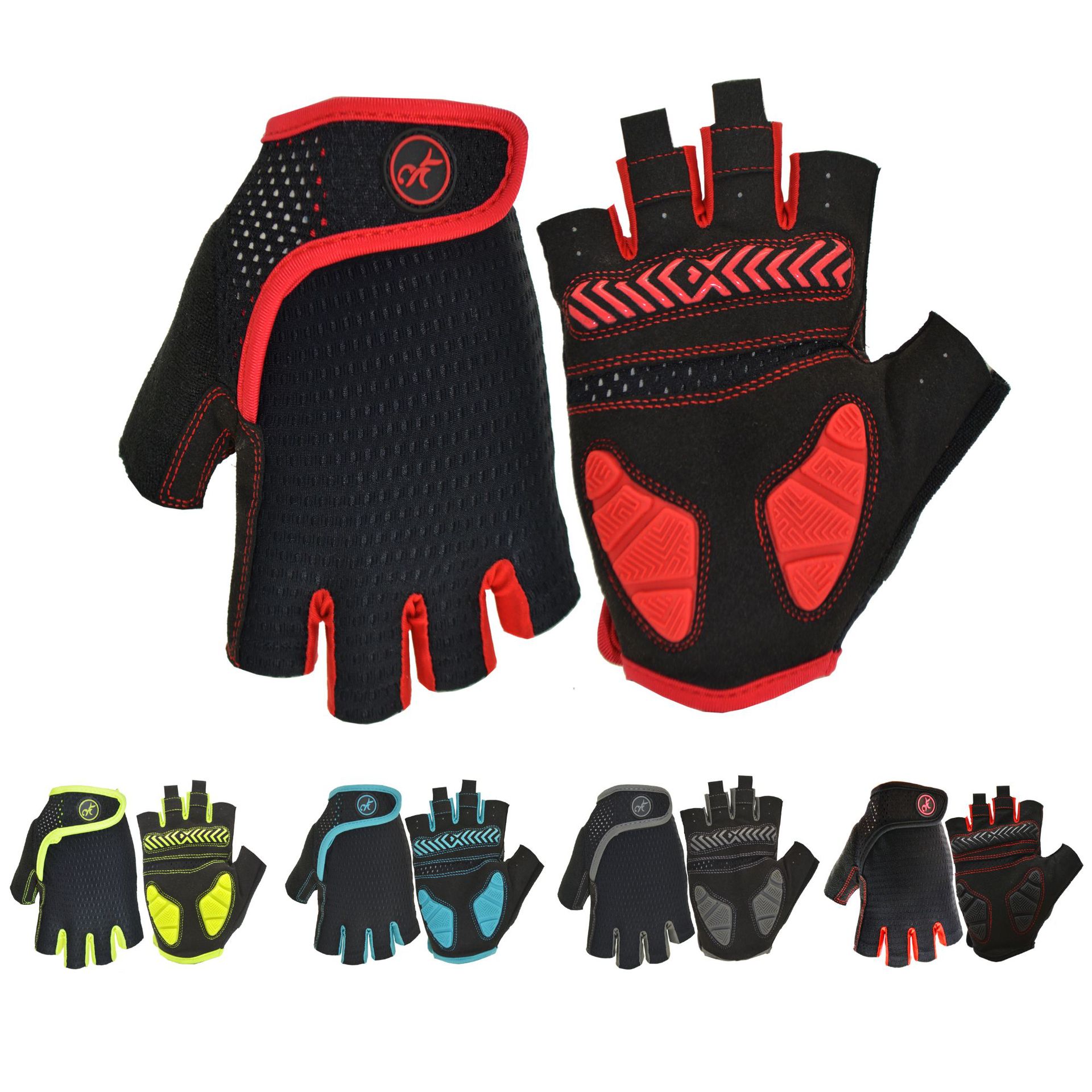 AK098 silicone bicycle cycling outdoor roller skating sports half finger spring, summer and autumn men's and women's short finger gloves