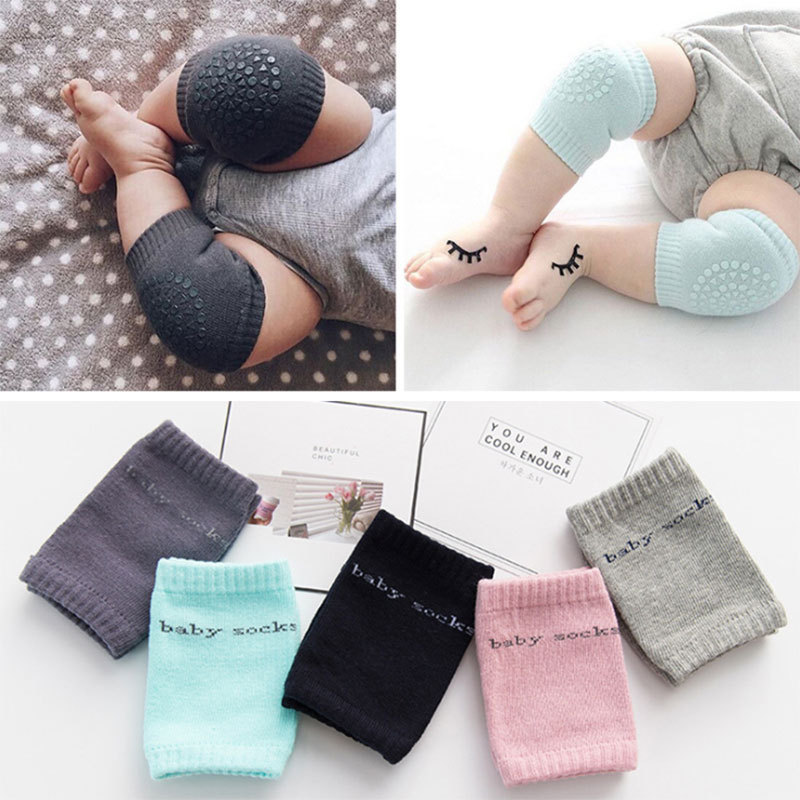 Korean version of Terry Children's knee pads elbow pads summer and autumn baby sleeves dispensing non-slip crawling children's clothing children's socks