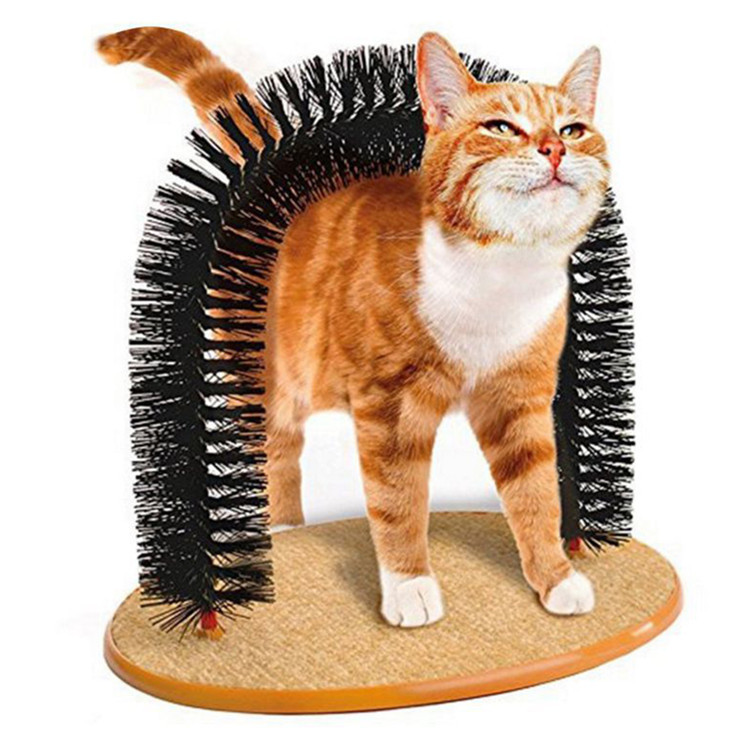 Hot Sale Cat Brush Brush Cat Scratching Cat Toy Pet Toy Hair Rubber Cat Arch Pet Play Toy