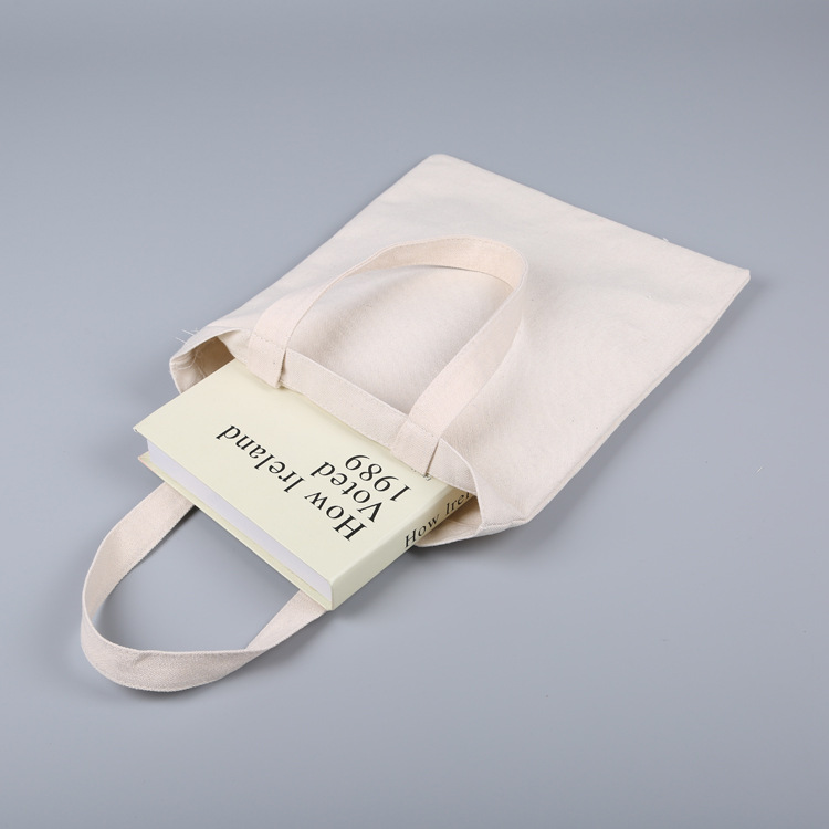 Factory Custom blank cotton canvas bag creative advertising shopping canvas bag custom portable cotton bag logo