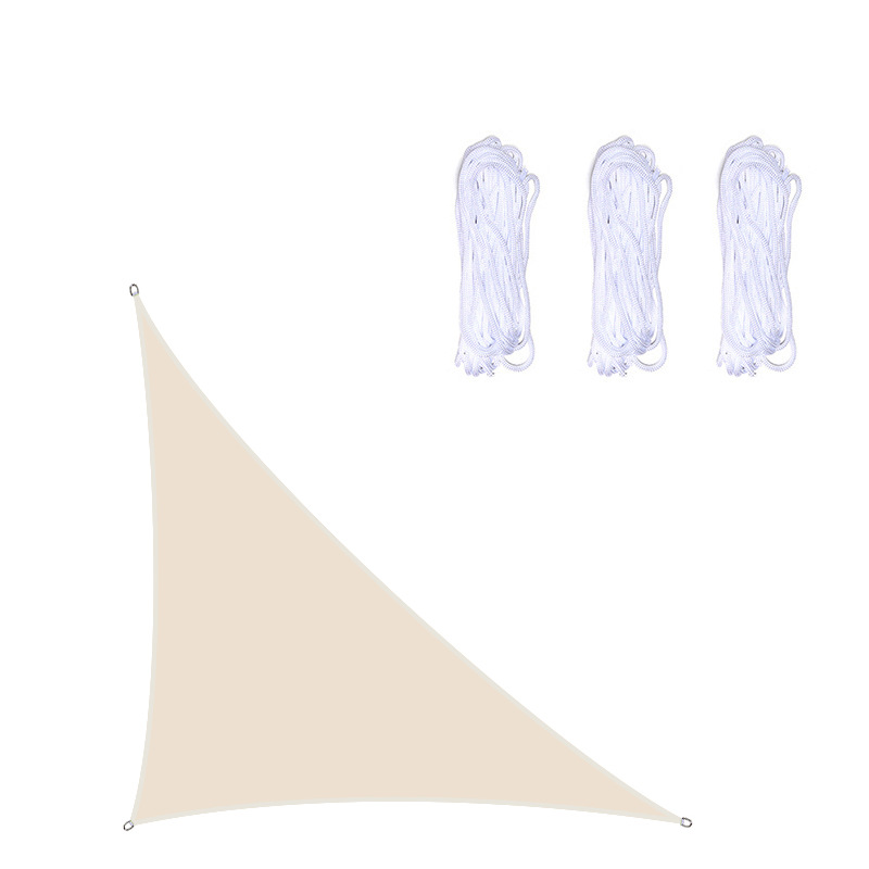 Right triangle sunshade sail 3*3*4.3 m garden outdoor canopy waterproof UV-proof sunshade