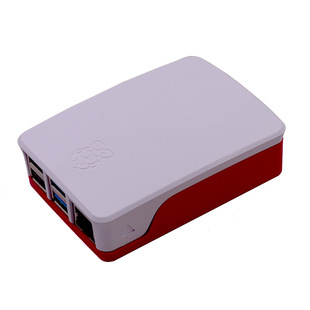 树莓派4代B官方外壳 Raspberry Pi 4B Case 红白色赠送散热片