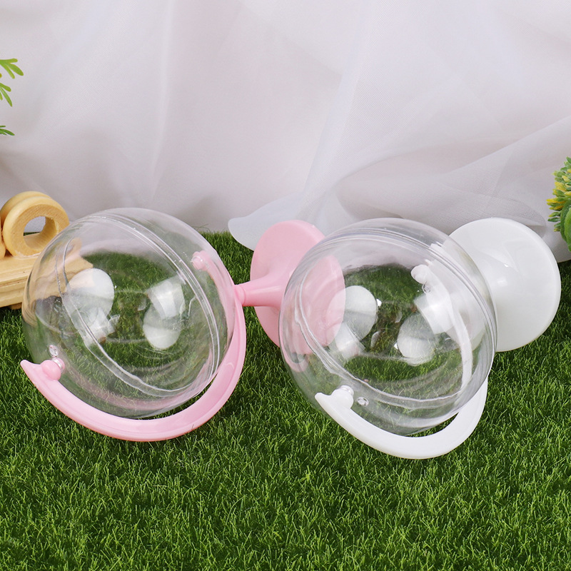 Creative candy box globe shape food grade plastic candy box storage box decoration box wedding supplies wholesale