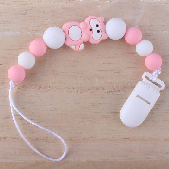 Baby pacifier chain pacifier rope silicone gum anti-chain maternal and infant products Foreign trade Amazon New