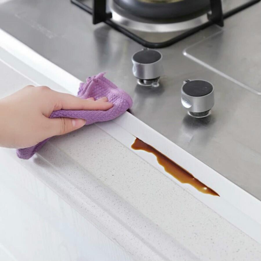 Kitchen and bathroom waterproof mildew-proof tape kitchen joint sealing strip waterproof strip bathroom toilet gap corner line sticker