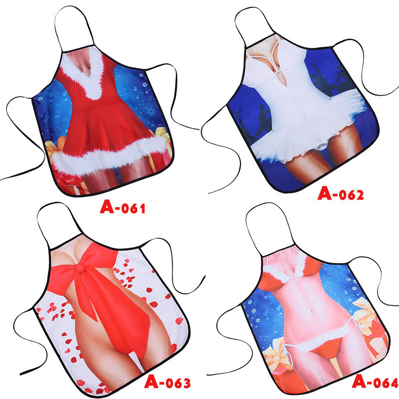 Personality funny fun hot pot shop apron sexy bikini apron foreign trade spot factory direct sales
