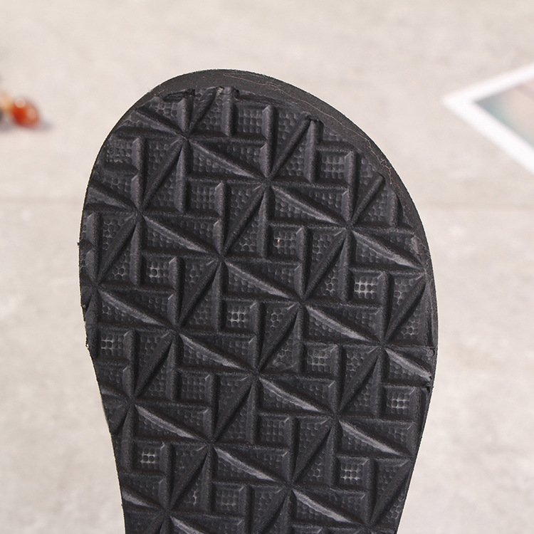Women's summer hot-selling platform cake with solid color thick-soled flip-flops black casual trendy simple flip-flops