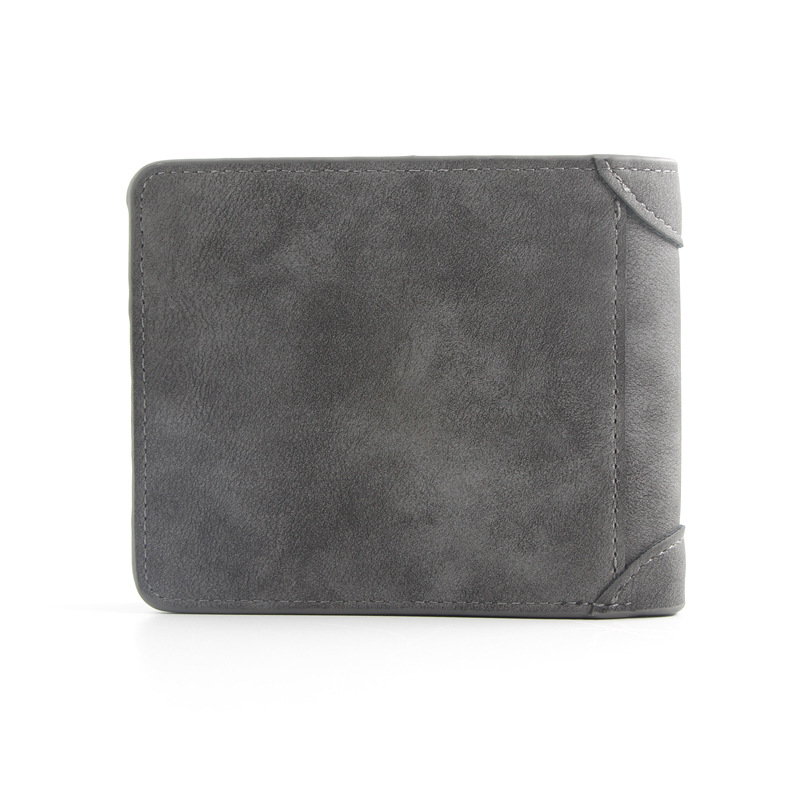 MenBense New Frosted men's wallet short large capacity multi-functional leisure wallet manufacturers direct supply