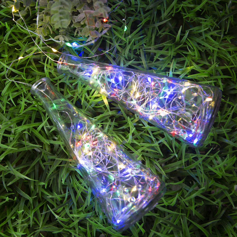 LED copper wire lamp remote control USB copper wire lamp holiday decoration small colored lamp 8 function waterproof battery box copper wire lamp string