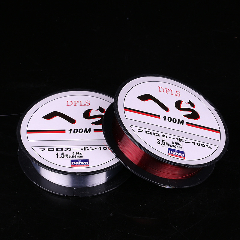 Fishing gear factory direct nine eight 100 meters pe braided line colorful fishing line 100 meters