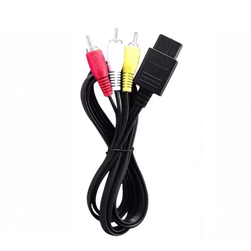 N64 NGC SFC super audio and video AV cable Nintendo N64Video yellow white red three-color video cable