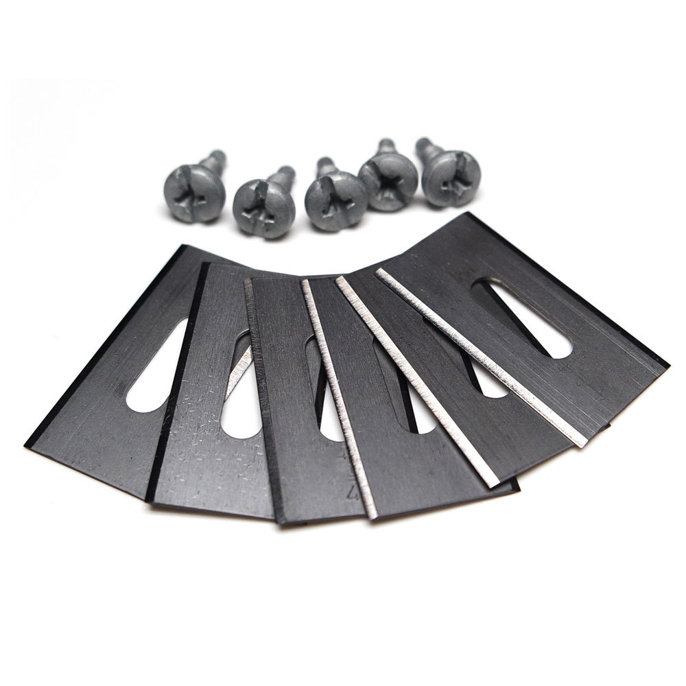 30 piece lawn mower blade oval hole stainless steel intelligent robot lawn mower blade blade