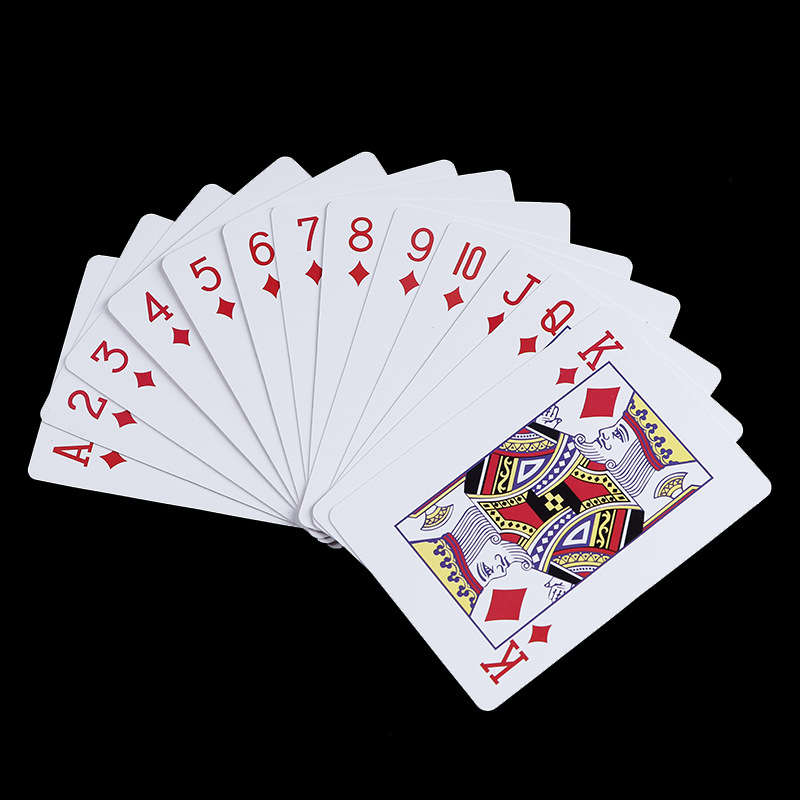 Factory creative pvc plastic waterproof poker portable wear-resistant board game card poker wholesale