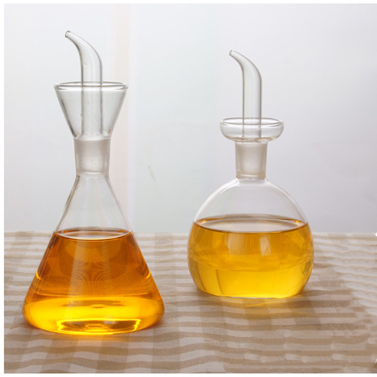 Factory wholesale Creative Glass seasoning bottle sauce vinegar bottle kitchen supplies frosted seasoning bottle oil control pot wholesale