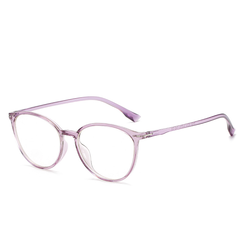 Women's Korean-style TR90 glasses frame retro artistic myopia glasses finished myopia glasses with degrees 50-600 degrees