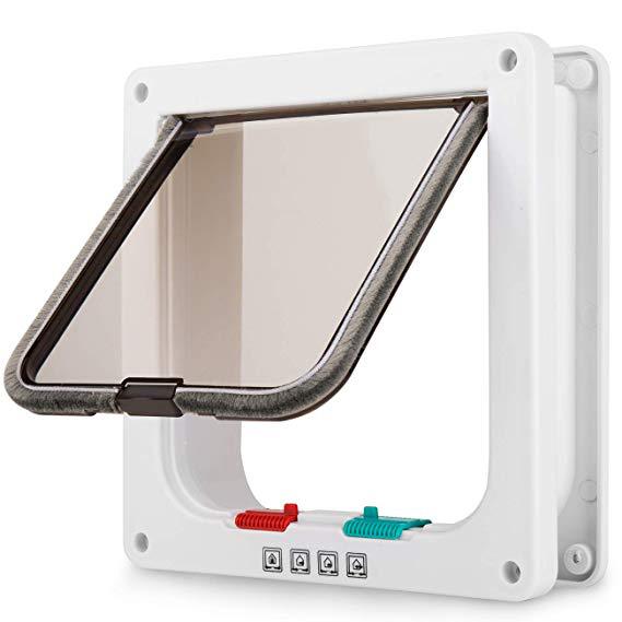 Pet supplies pet cat door cat hole dog door hole cat can control the direction of access free pet door cat kennel