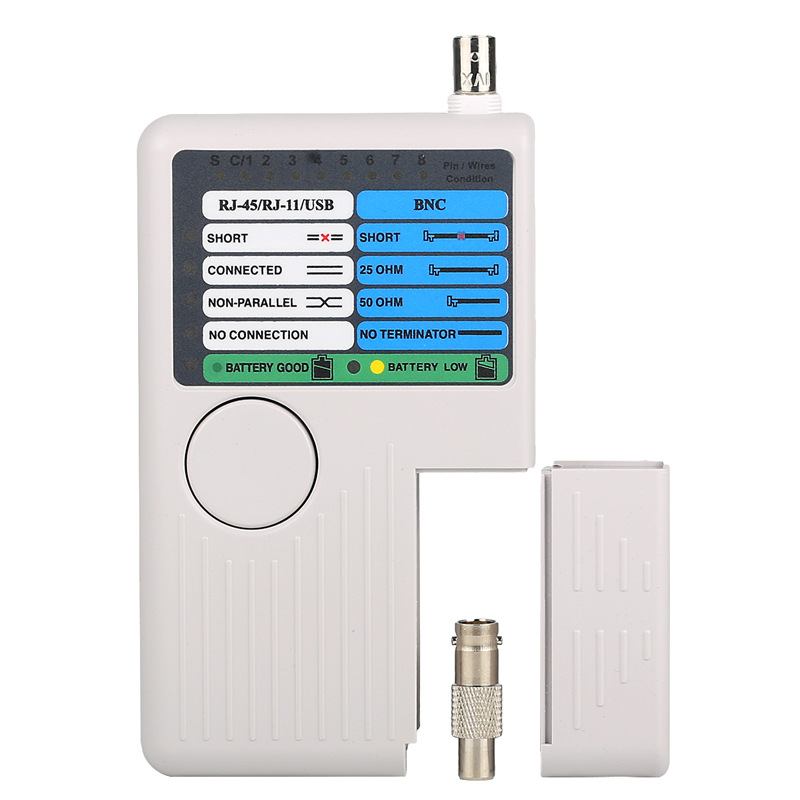 Multi-function tester four-in-one cable tester telephone line network cable BNC coaxial cable USB Cable tester