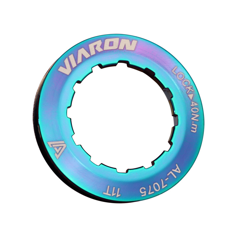 VIARON/cross-border aluminum alloy flywheel cover mountain bike road bike flywheel lock cover lock ring