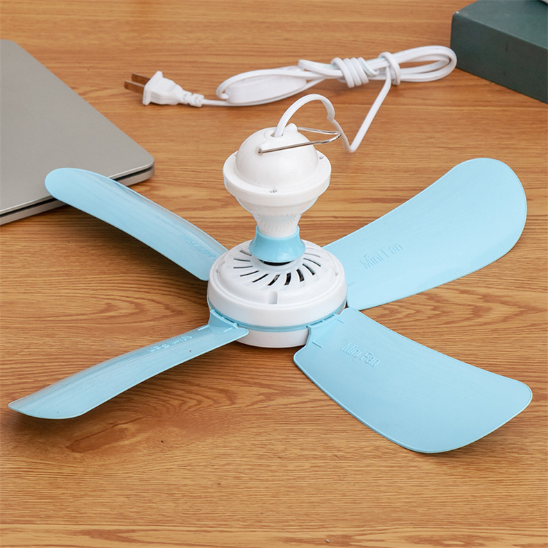 Taobao a generation of small fan student dormitory bedside small ceiling fan mosquito net fan small silent bed